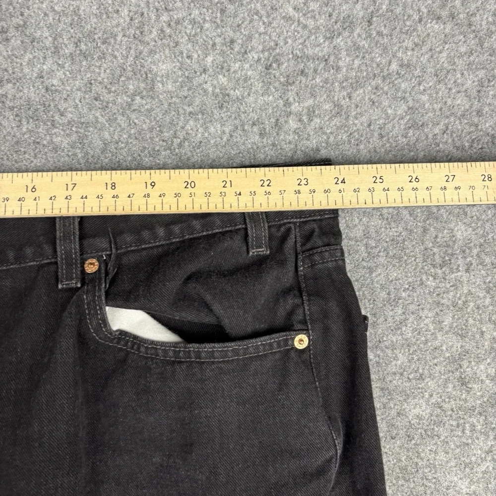 Vintage Levi's 505 Jeans Mens 50x30 (Fits 48x29) Black Relaxed Fit Skater Baggy